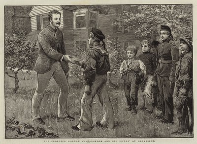 Das vorgeschlagene Gordon-Lager, Gordon und seine Könige in Gravesend von Charles J. Staniland